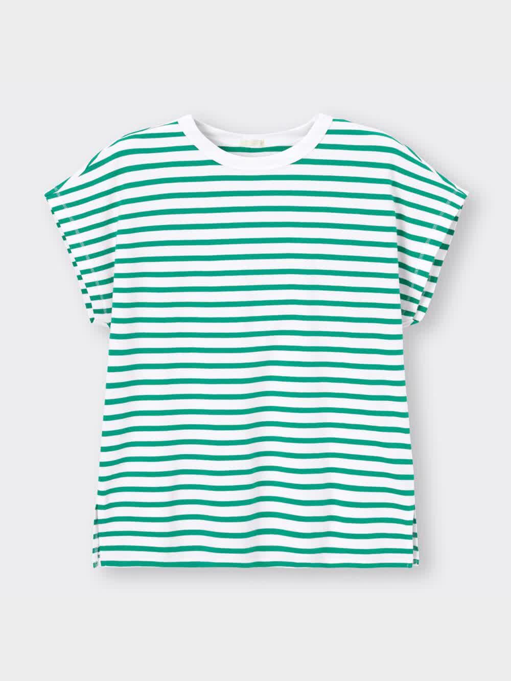 GU公式 | スムースフレンチスリーブT(ボーダー)RS