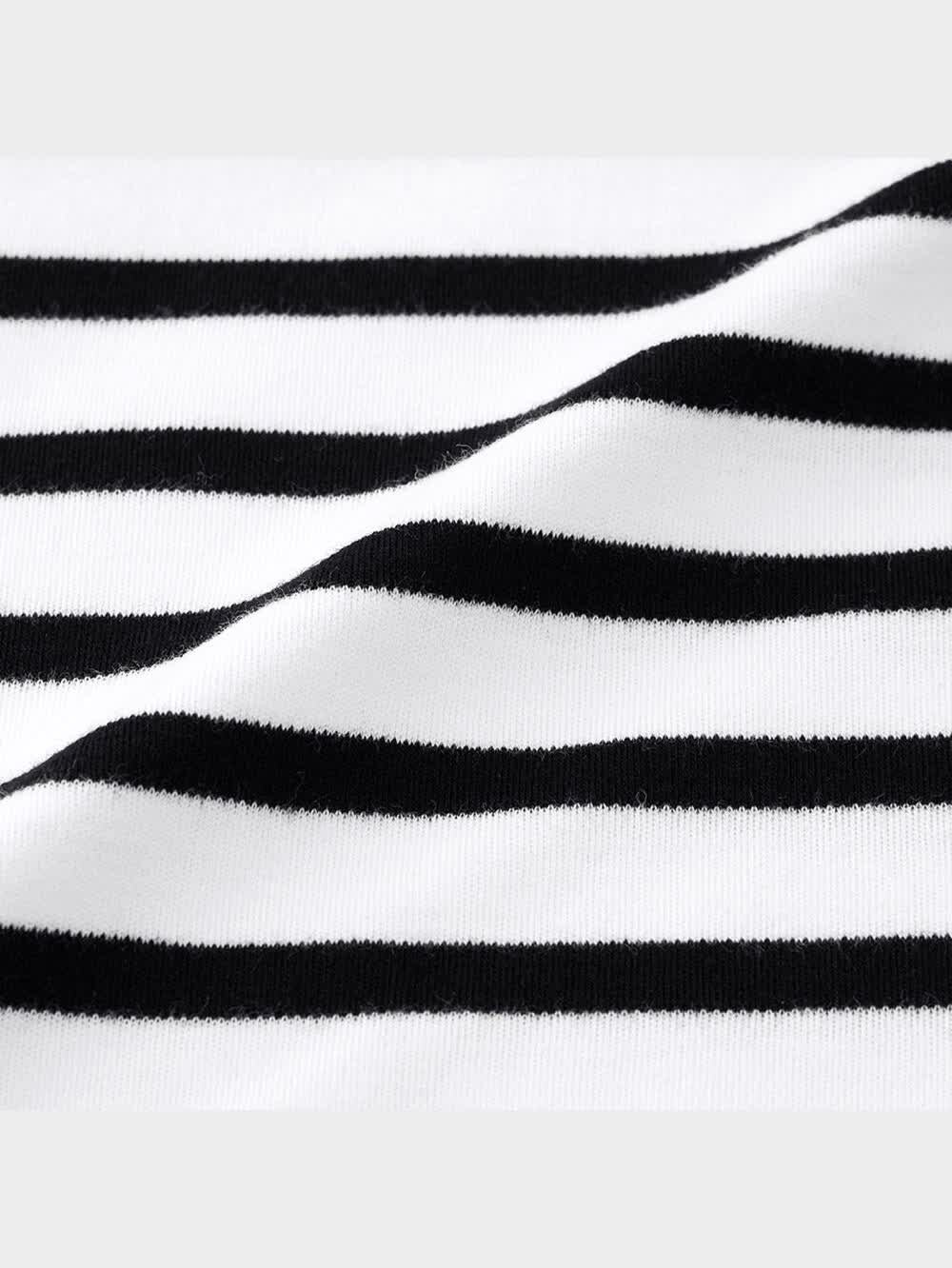 Rページ GU公式 | スムースフレンチスリーブT(ボーダー)RS