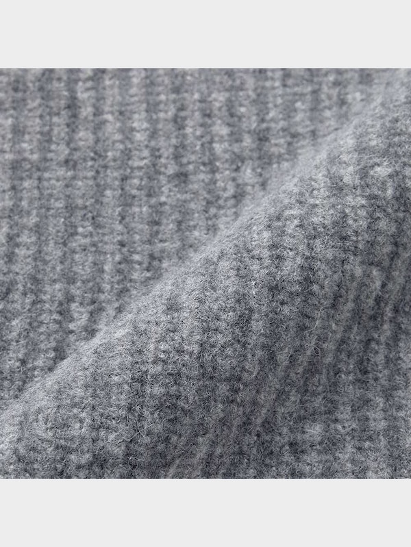 パフィータッチジップニットブルゾン(長袖)