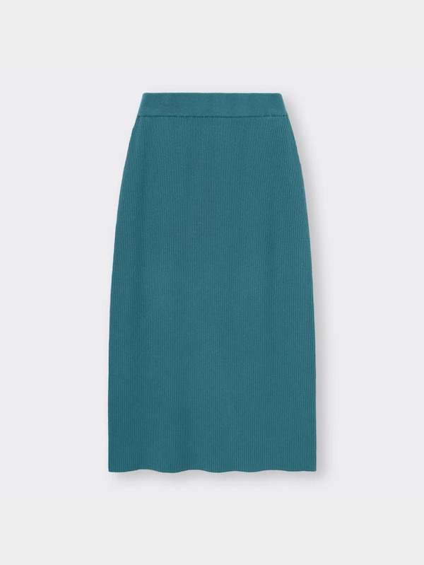 リブニットスカート