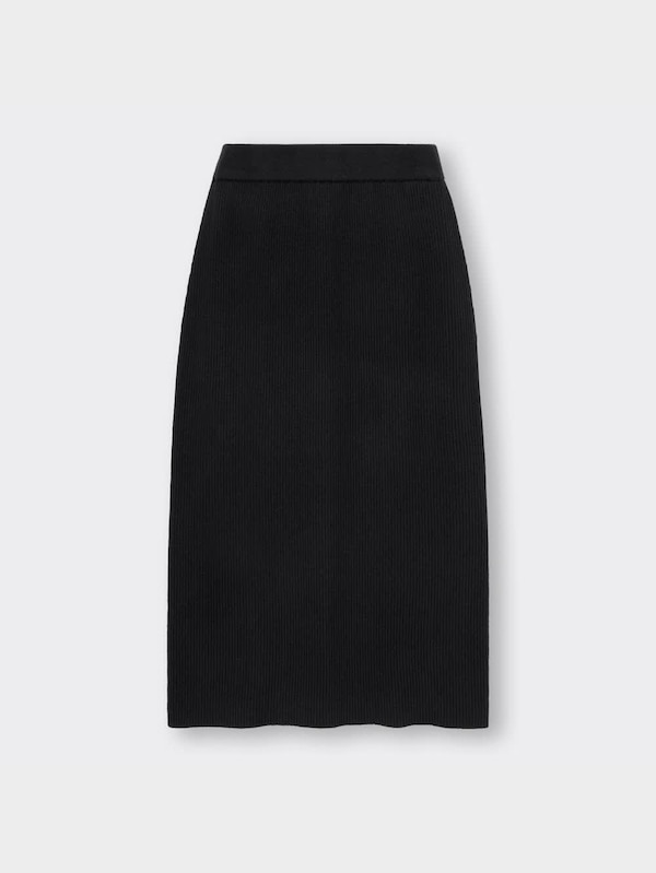 リブニットスカート