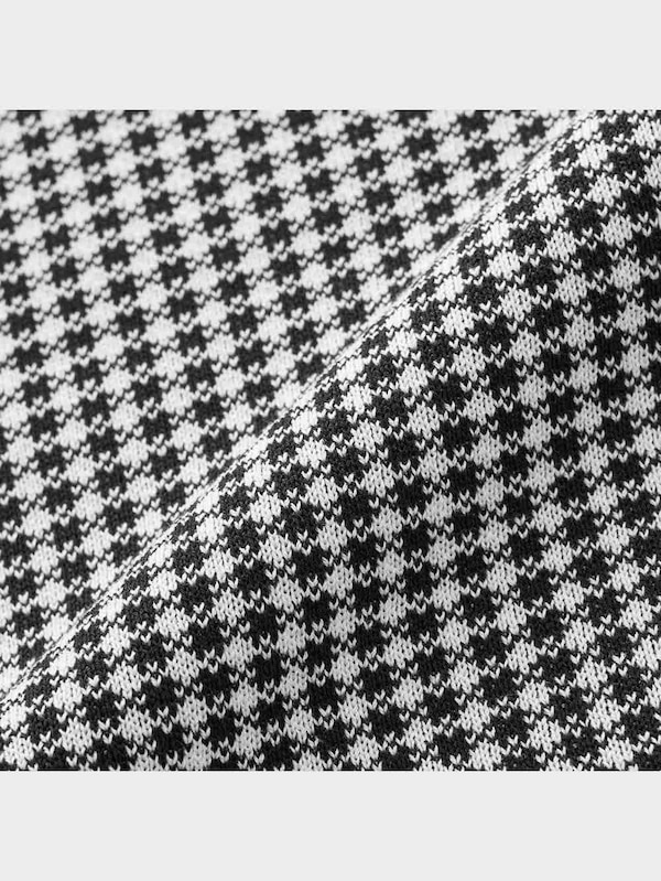 ダブルジャカードチェックニットスカートQ