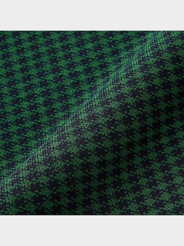 ダブルジャカードチェックニットスカートQ