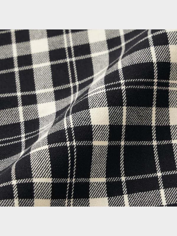 チェッククロップドシャツ(長袖)YT+X