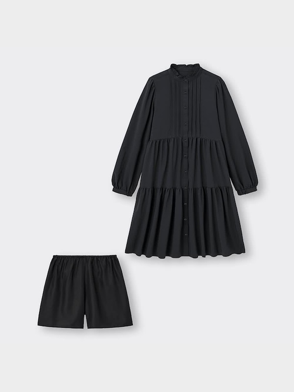 ティアードワンピース(長袖)YT+X