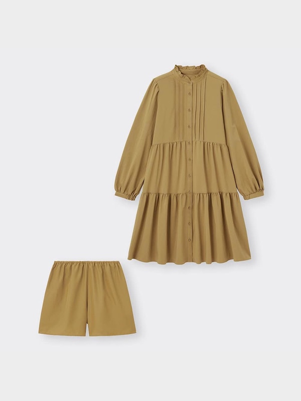 ティアードワンピース(長袖)YT+X