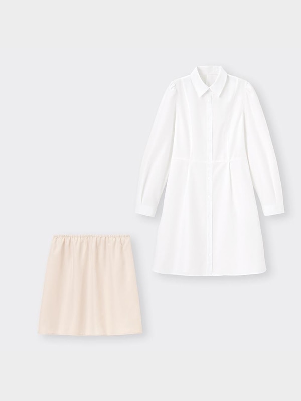 ミニシャツワンピース(長袖)YT+E