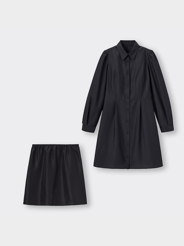 ミニシャツワンピース(長袖)YT+E