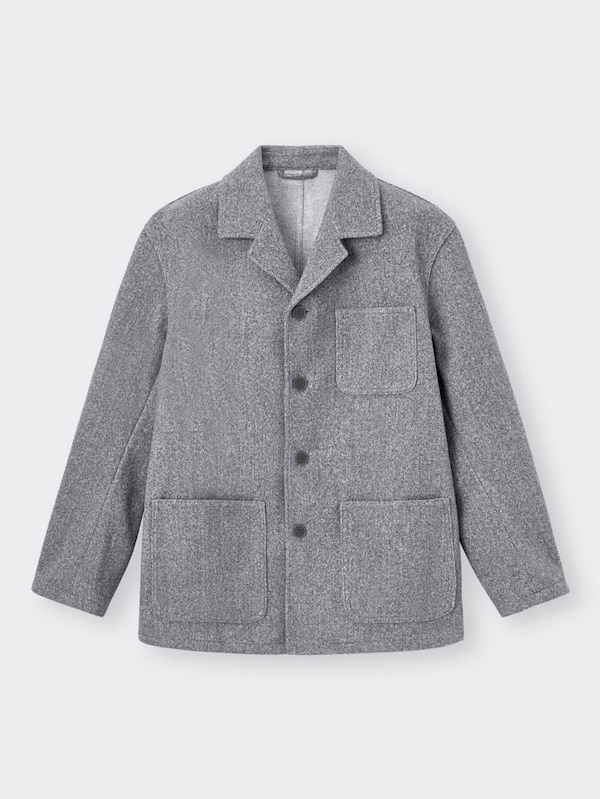 ニットメルトンカバーオールジャケットSW