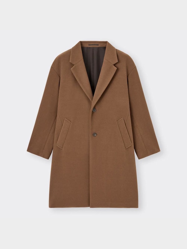 ニットメルトンチェスターコート