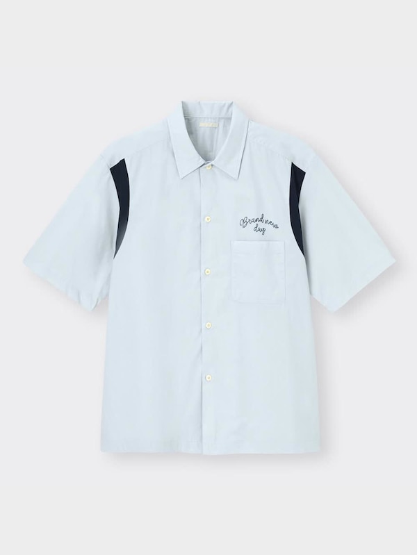 リラックスフィットボーリングシャツ(5分袖)NT+E