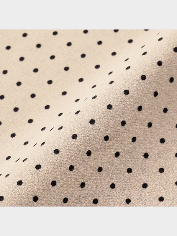 ドットプリントワンピース(長袖)Z+E