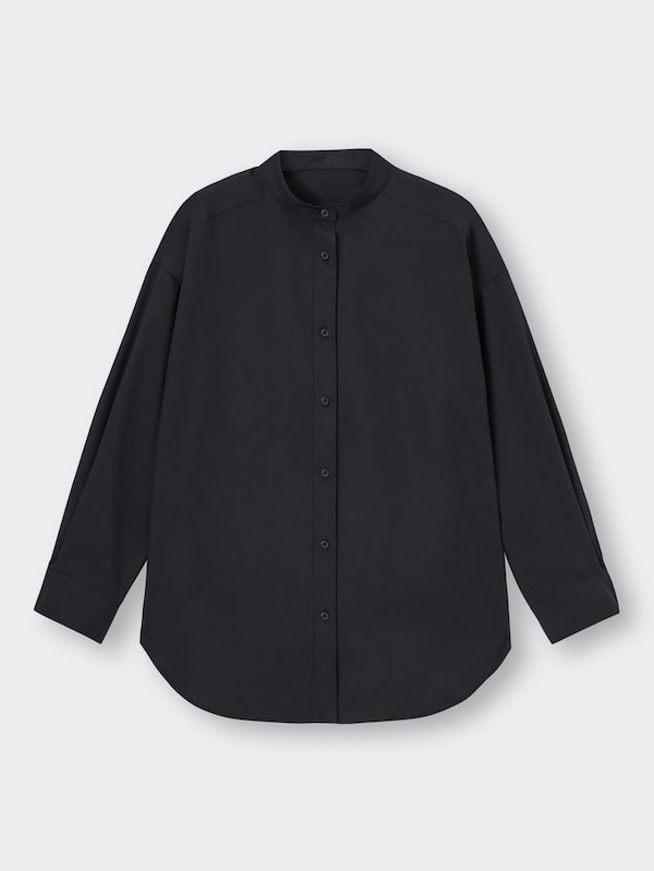 バンドカラーロングシャツ(長袖)RS+E