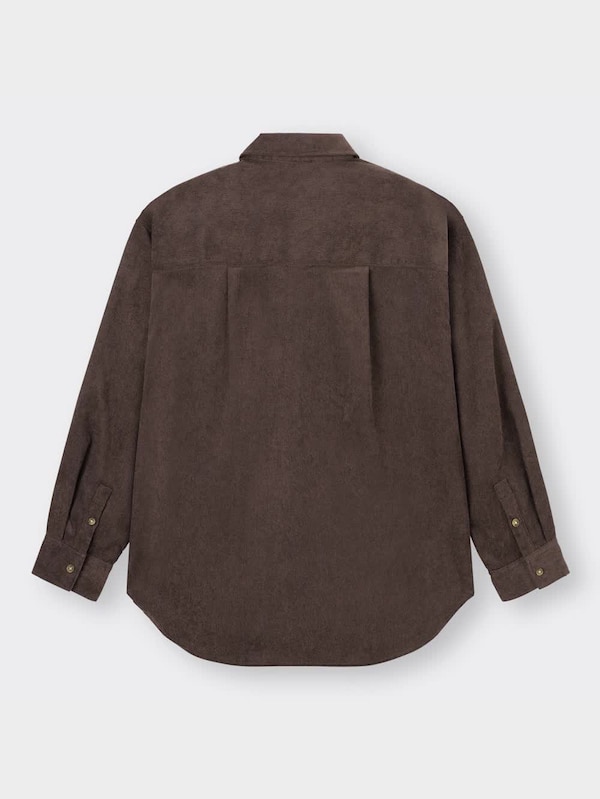 コーデュロイオーバーサイズシャツ(長袖)RS+X