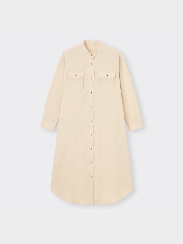 コーデュロイシャツワンピース(長袖)RS+X