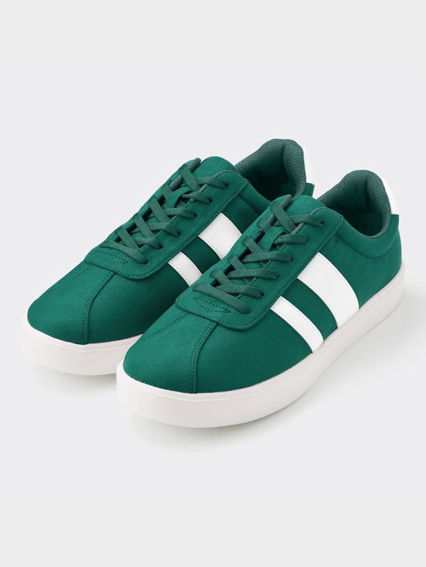 ライトソールスエードタッチスニーカー