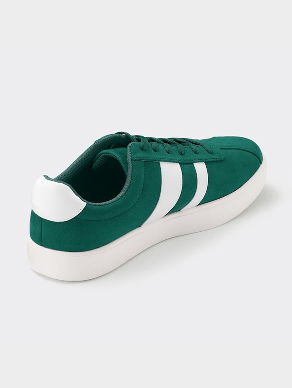 ライトソールスエードタッチスニーカー