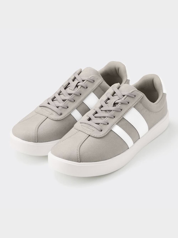 ライトソールスエードタッチスニーカー