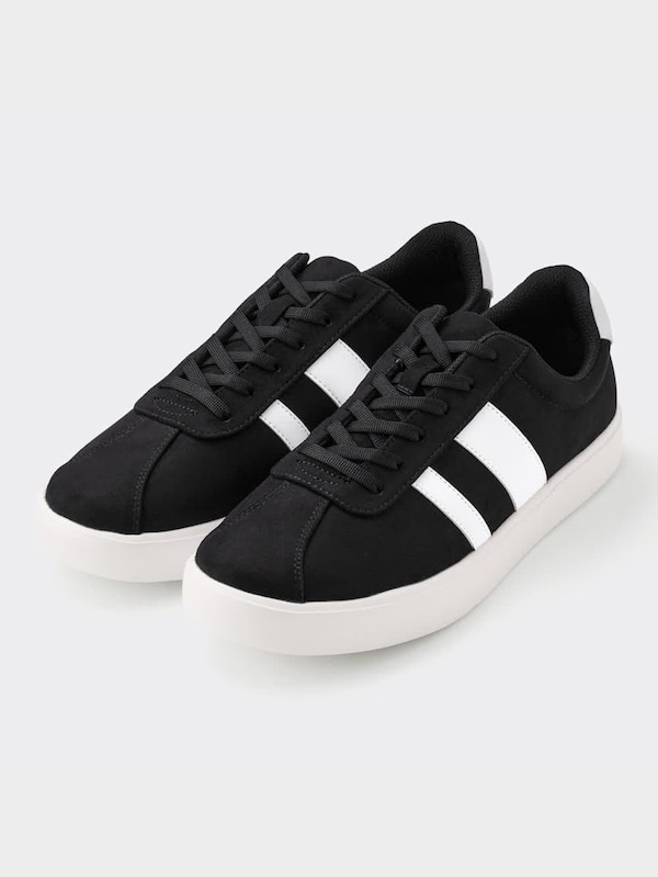 ライトソールスエードタッチスニーカー