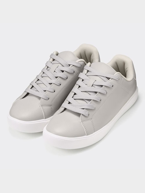 ライトソールレザータッチスニーカー+E