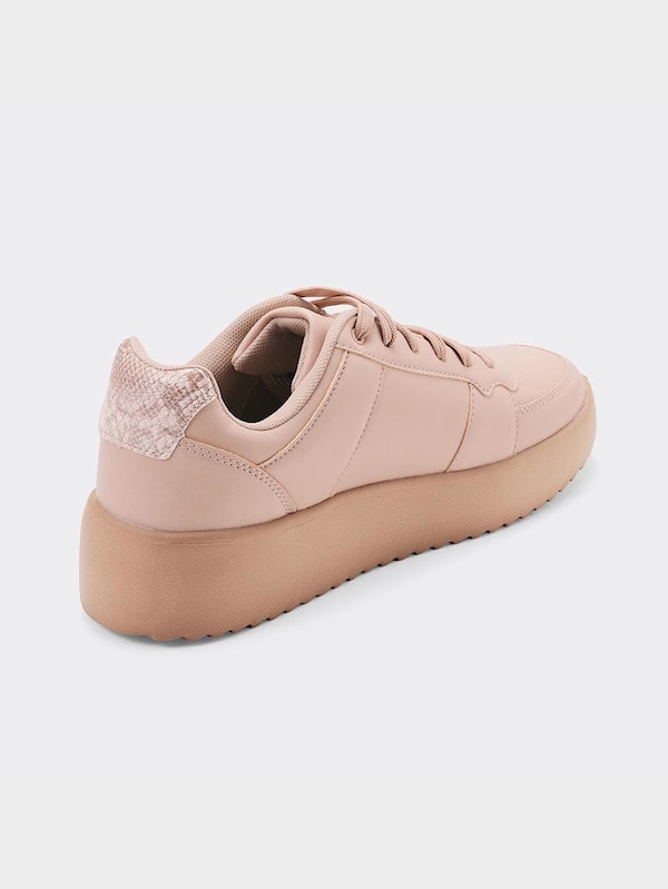 ボリュームソールコートスニーカー+E