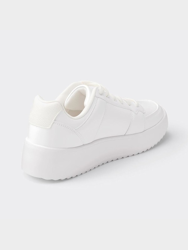 ボリュームソールコートスニーカー+E