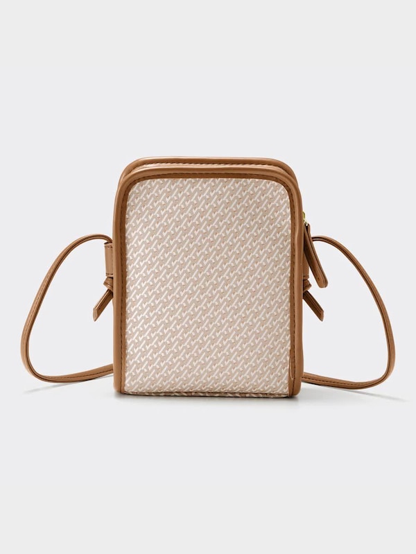 ジオメトリックミニポーチ