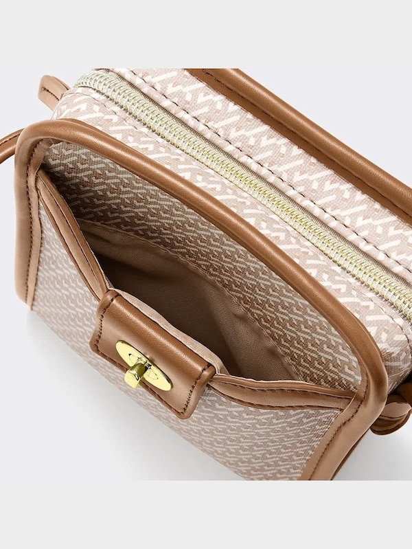 ジオメトリックミニポーチ