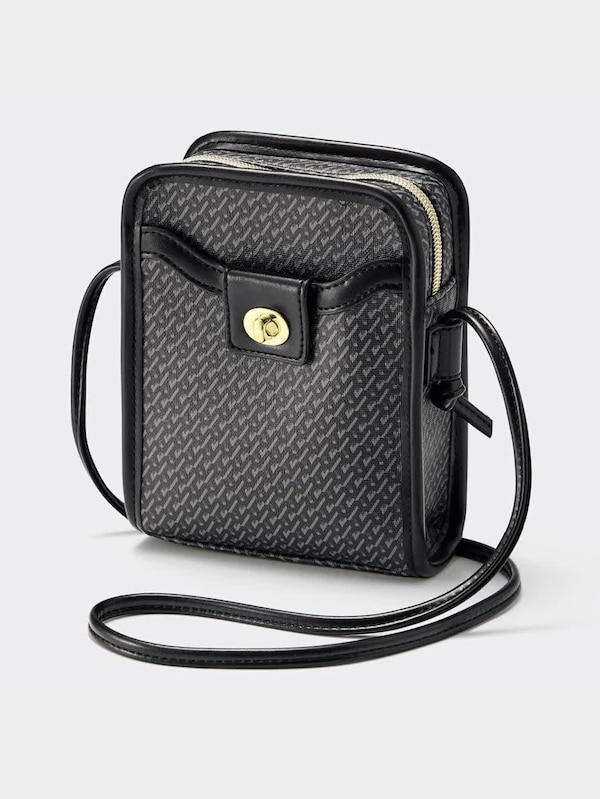 ジオメトリックミニポーチ