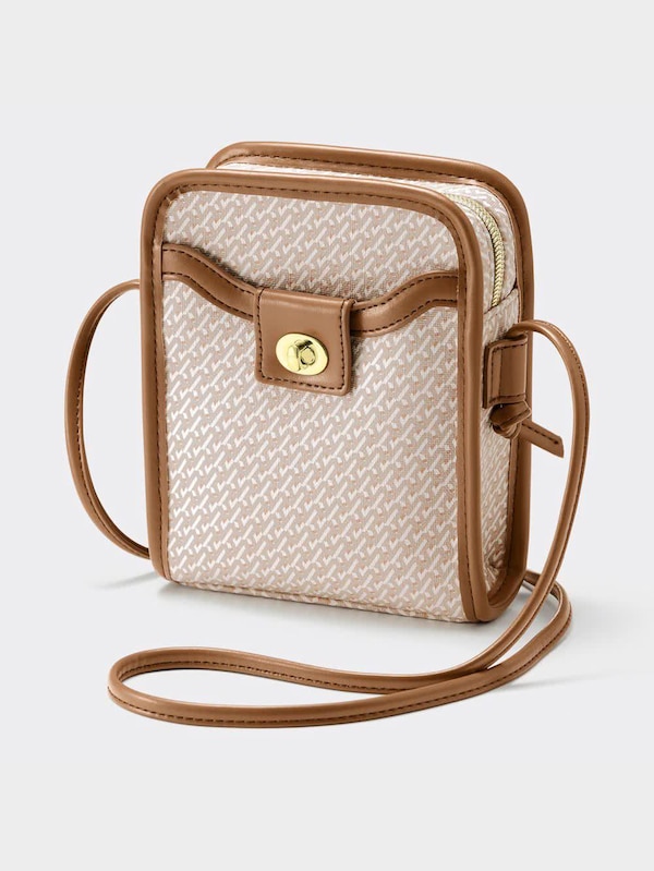 ジオメトリックミニポーチ