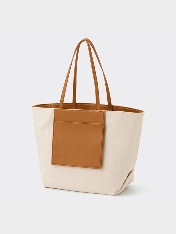 キャンバスリバーシブルトートバッグ+X