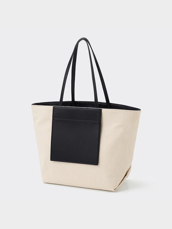 キャンバスリバーシブルトートバッグ+X