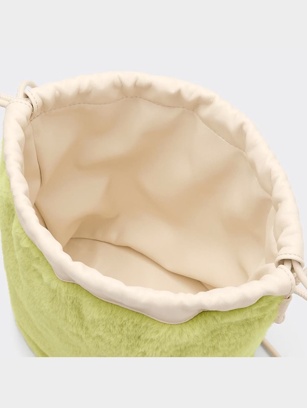 リバーシブルフェイクファーバッグ