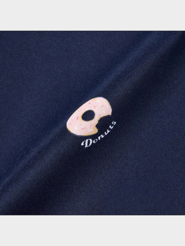 サテンパジャマ(半袖&ショートパンツ)(ドーナツ)+X