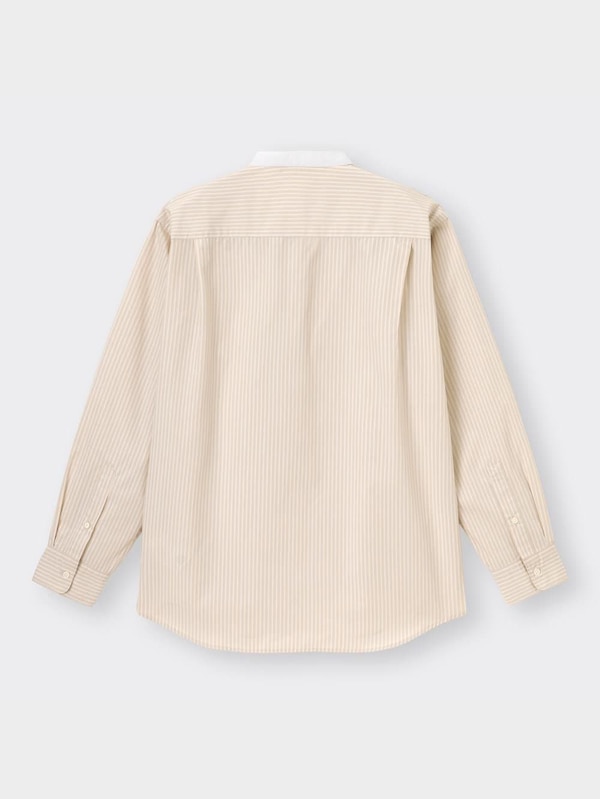 リラックスフィットバンドカラーシャツ(クレリック)SW+E