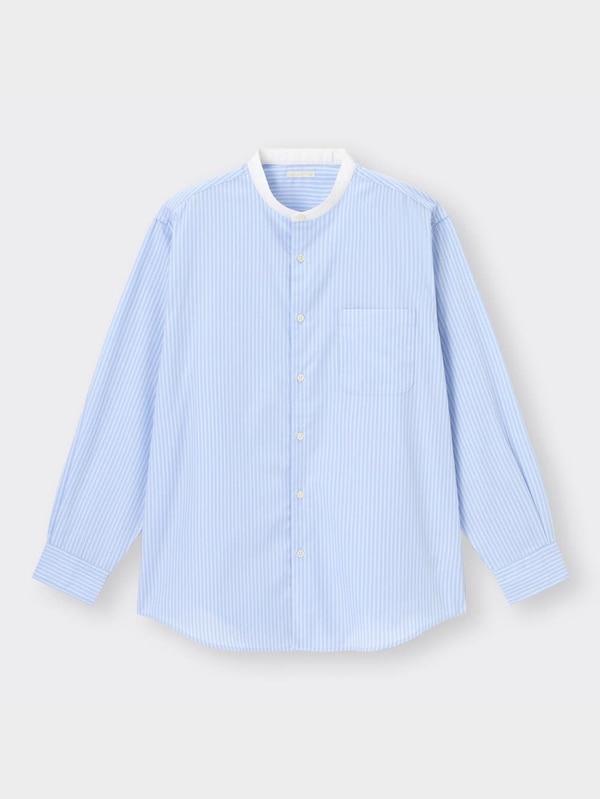 リラックスフィットバンドカラーシャツ(クレリック)SW+E