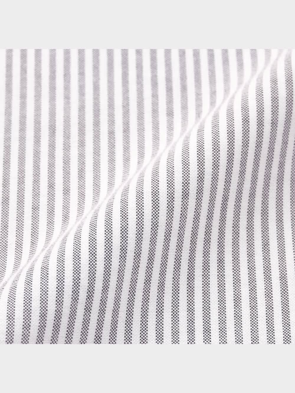 GU公式 | オックスフォードリラックスフィットシャツ(長袖)ストライプSW