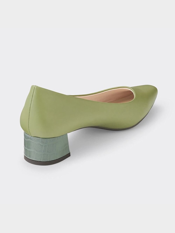 マシュマロローヒールパンプス