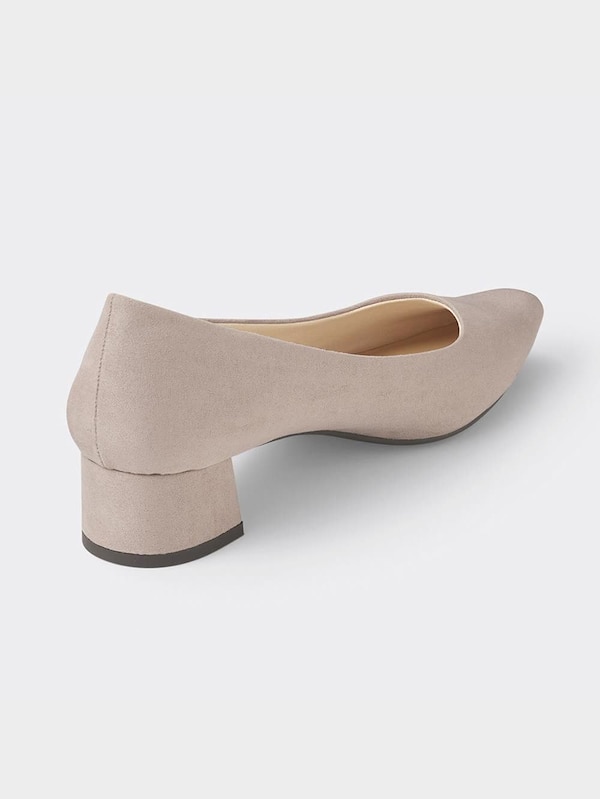 マシュマロローヒールパンプス