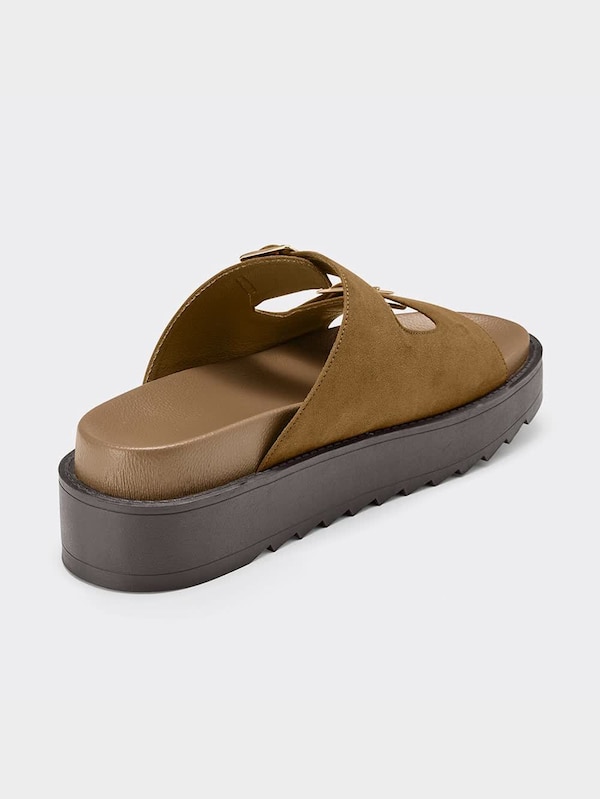 ダブルストラップコンフォートサンダル