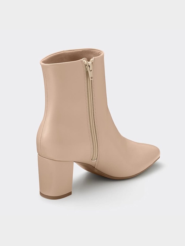 ファインフィットスクエアヒールブーツ+E