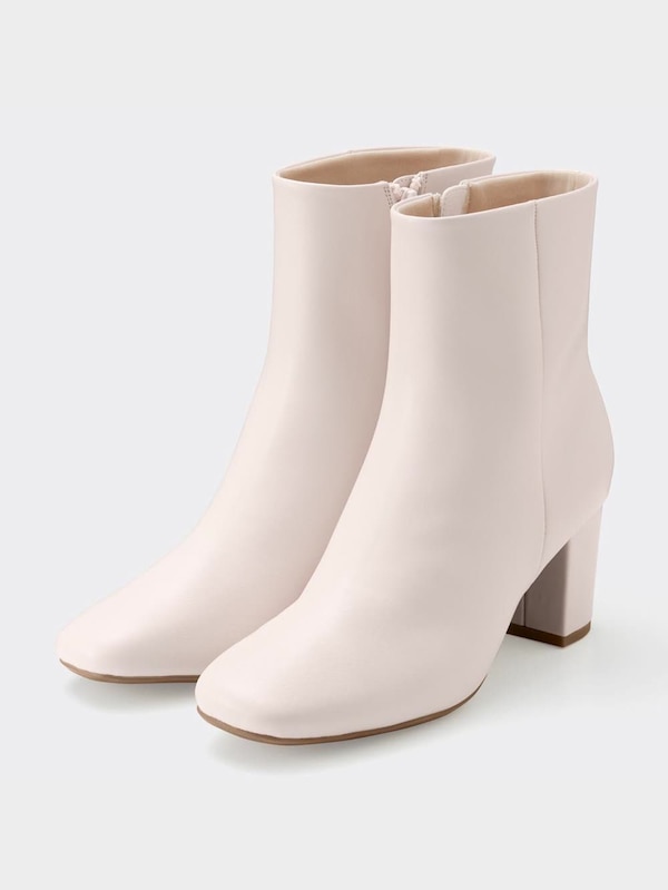 ファインフィットスクエアヒールブーツ+E