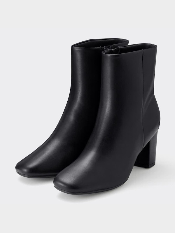 ファインフィットスクエアヒールブーツ+E