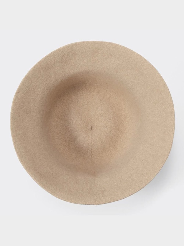 ウールブレンドハット+E