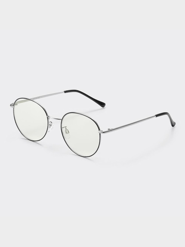 ブルーライトカットメタルラウンドグラス