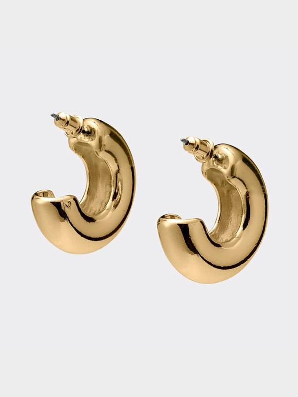 ボリュームラウンドピアス&イヤーカフセット