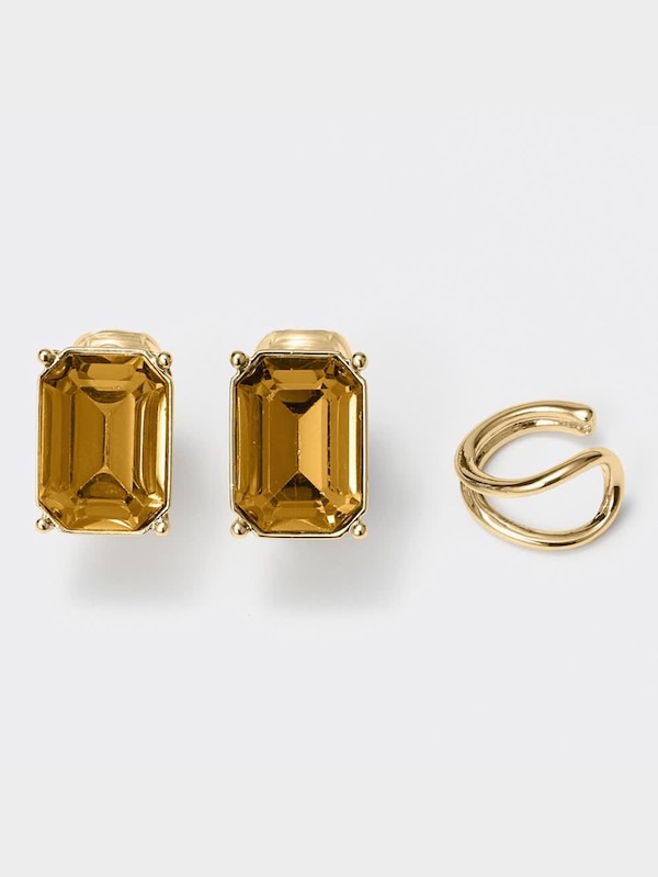 ビジューイヤリングセット