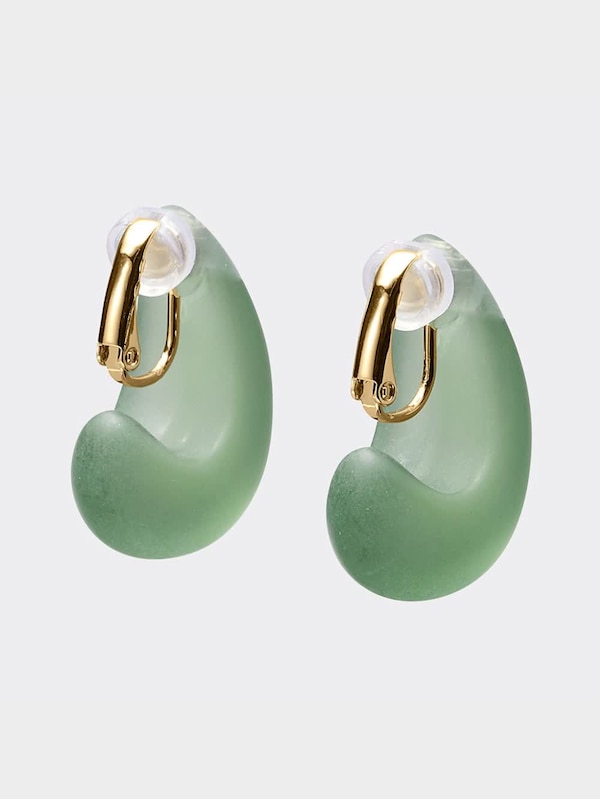 スモーキーカラーイヤリング&イヤーカフセット