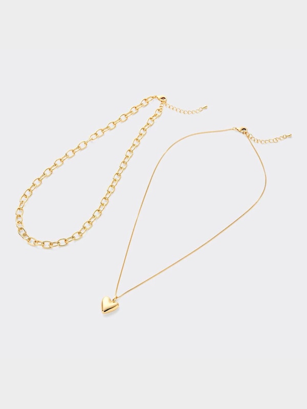 ハートモチーフネックレス