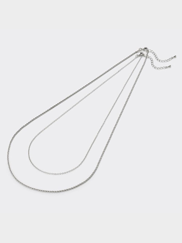 ツイストチェーン ネックレスセット